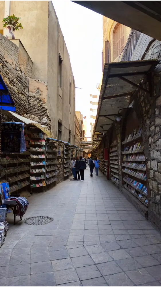 Una calle del Barrio Copto en el Cairo